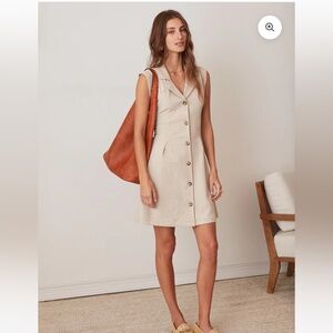 Grey State Joan Dress in Peyote L A19